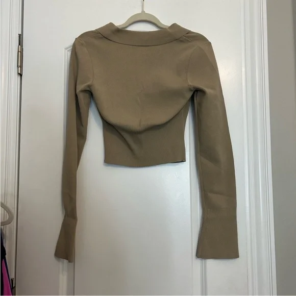 House of CB Marianne Camel Knit Top - Picture 5 of 5